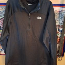 The North Face Size XL Black Fleece 1/2 Zip Sweater Men's Outdoors Hiking $35