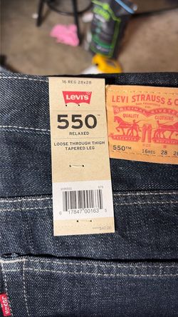 Levi's 550 Relaxed Jeans Size 16 Reg 28x28