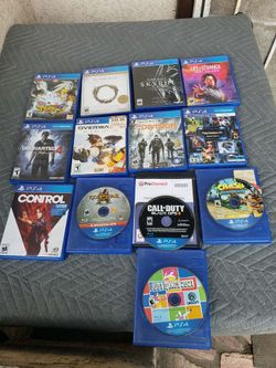 $15! Per Game lowest. 8 Games for $100!. Works PS5 PS4 Playstation 4 5 . Some sealed. PS4 Control $35! Or 2 for $60!. Trade for Pokémon cards or grade