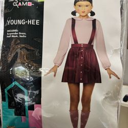 Squid Game, Young Hee Costume, Small