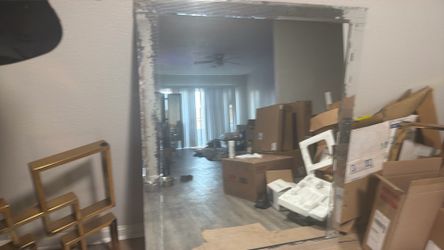 large decorative wall mirror