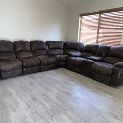 3 Piece Sectional, 4 Recliners, 2 Rockers