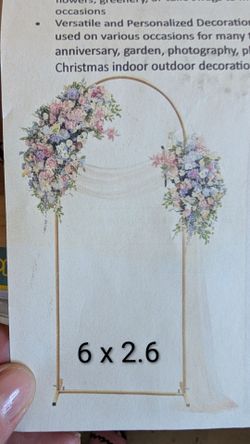 Balloon Arch Backdrop Stand 6 x 2.6FT
