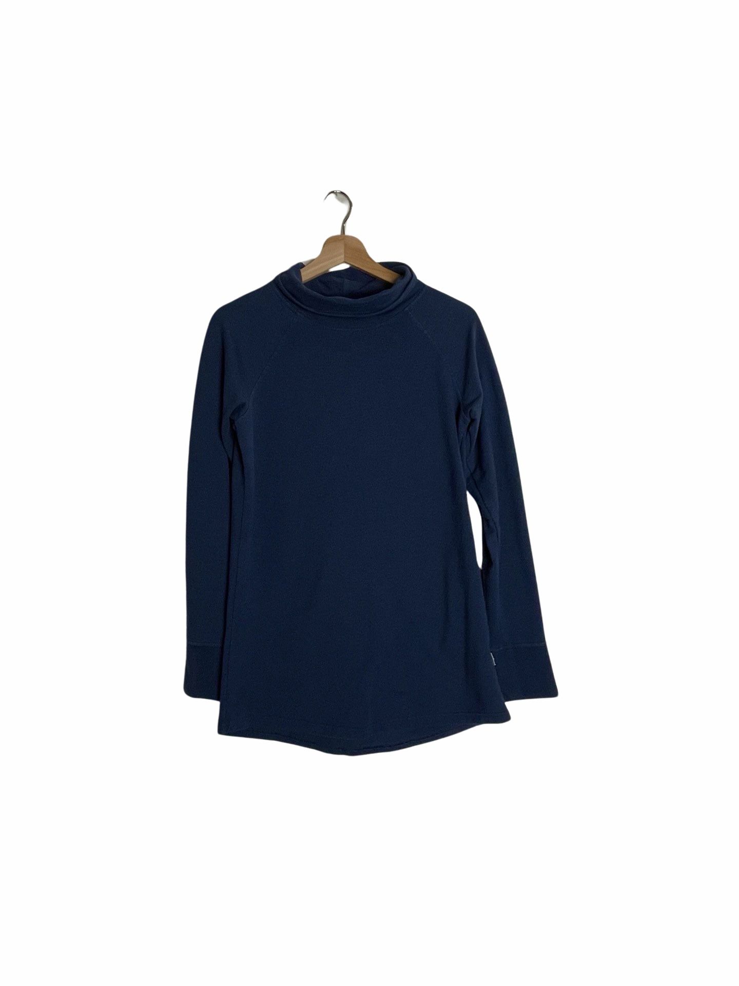 PATAGONIA Women’s Regenerative Organic Cotton Sweatshirt, Navy Blue, Small