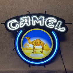 Vintage Rare Camel Neon Light Sign