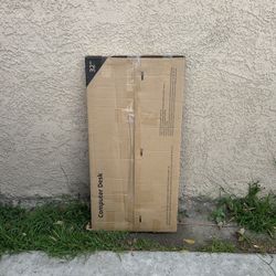 NEW 32” BROWN Office Computer Desk Writing Study Workstation