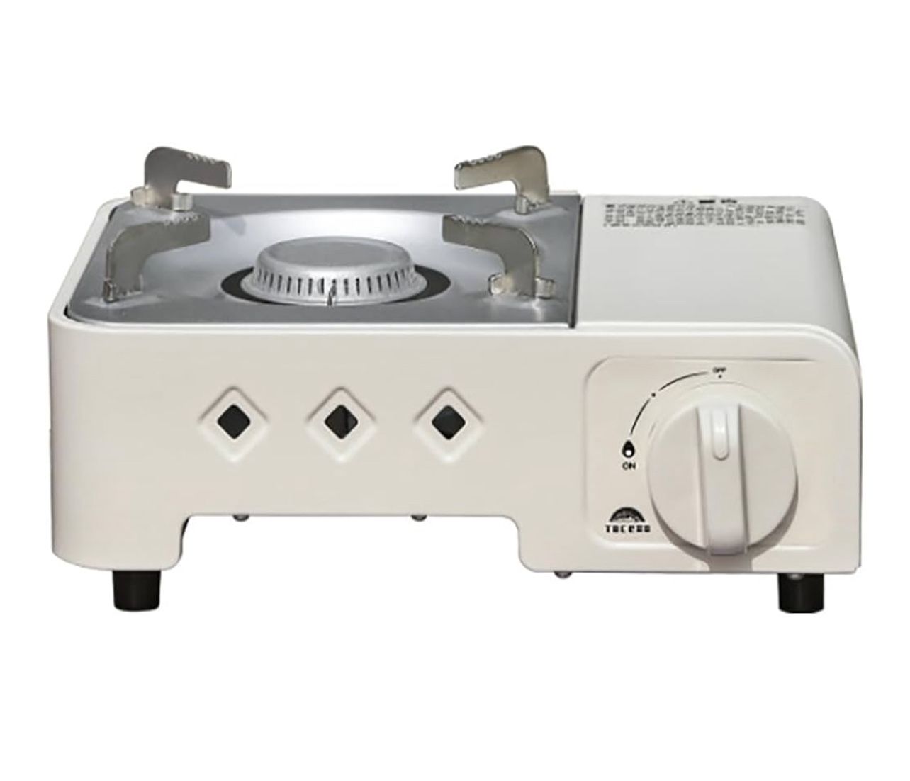 Mini Cassette Stove, Portable Magnetic Butane Stove 2.1KW - Compact Camping Cooktop with Piezo Ignition & Multi-Stage Flame Control