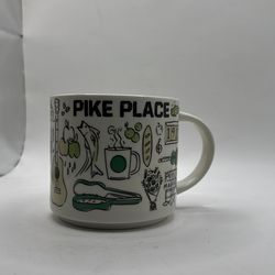 Starbucks Been There Series 14 oz Coffee Mug PIKE PLACE Home of 1st Starbucks