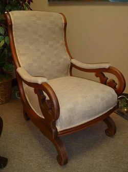 Antique Gooseneck Rocker Chair Pecan for Sale in Carrollton VA OfferUp