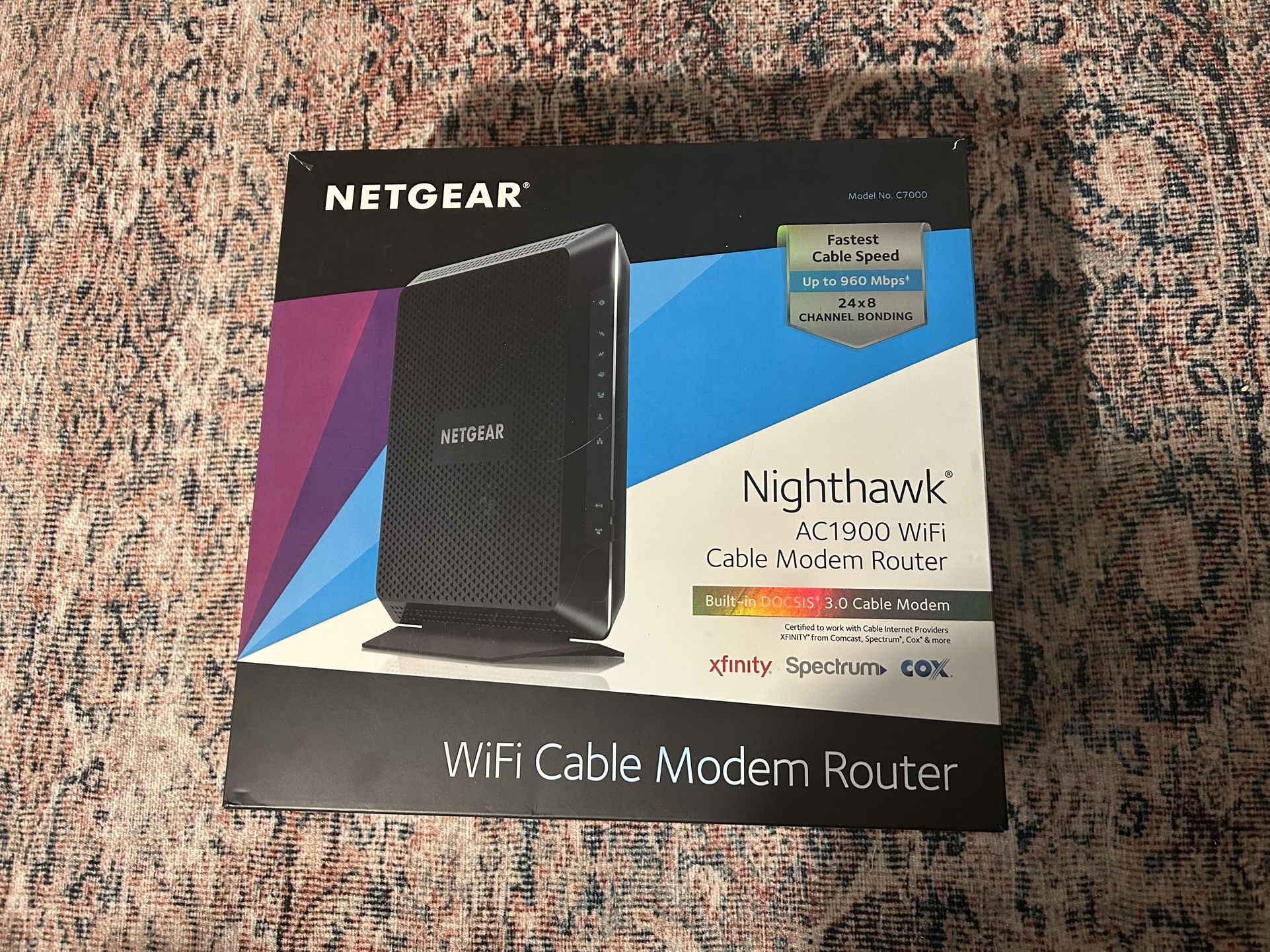 NETGEAR C7000 WiFi Cable Modem Router
