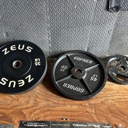 3 Sets Of Weight Plates 