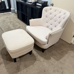Chair and Ottoman Set 