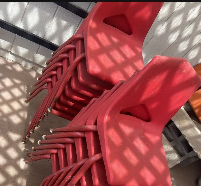 12 Red Chairs