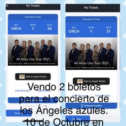 Concierto Los Angeles Azules 