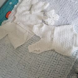 Infant Crochet Clothing Set