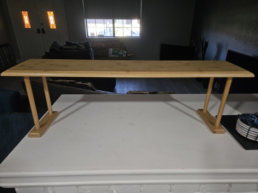 Small Wood Counter top Stand