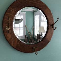 Solid English Oak Mirror