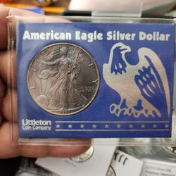 1997 Vintage Littleton American Silver Eagle