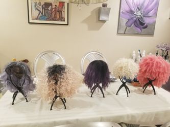 Colorful Wigs And Buns