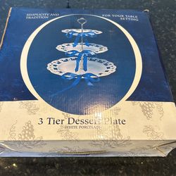 3 Tier Dessert Plate
