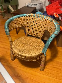 Bamboo wood chair