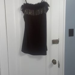 Elegant Black Sleeveless Dress 