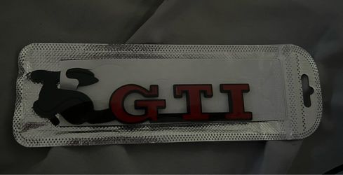 Gti emblem brand new