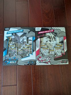 Pokemon BLACK BOLT WHITE FLARE BINDER COLLECTION BOX ES