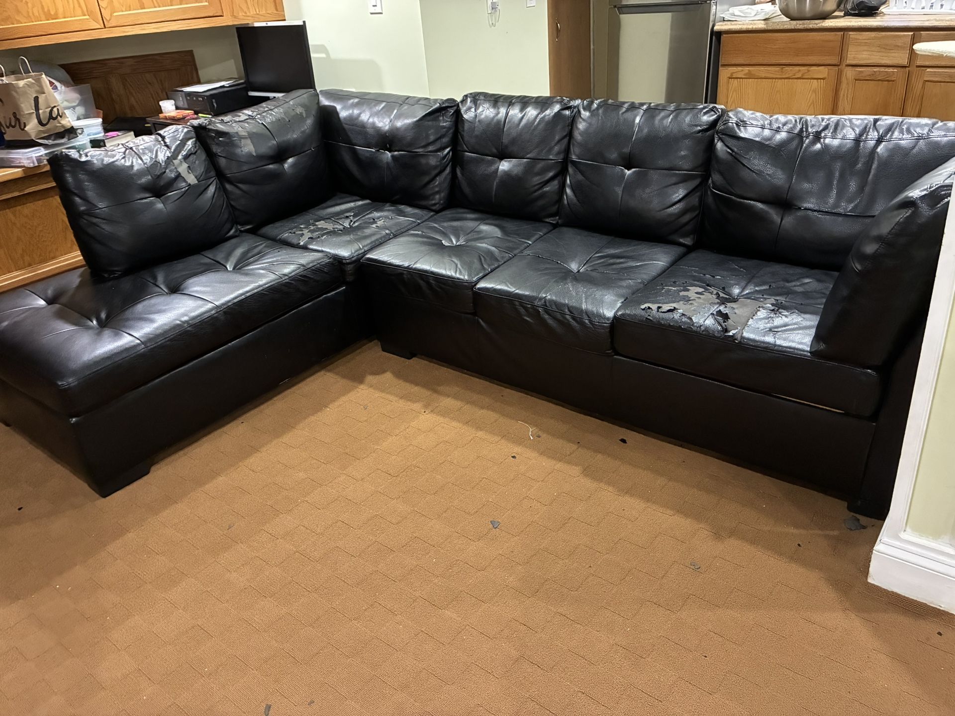 Black Sectional Sofa