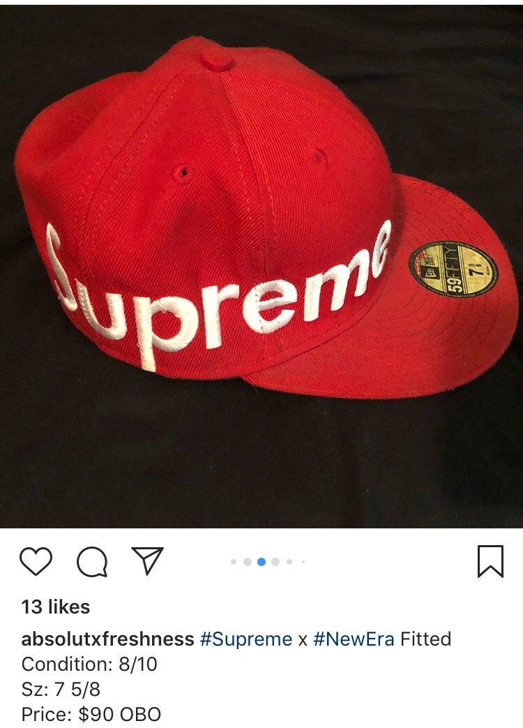 Supreme Fitted Hat