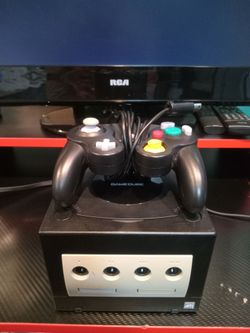 Gamecube black console