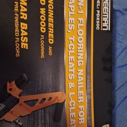 Flooring Nailer And Mallet