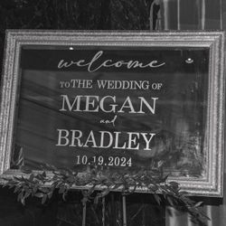 Custom Welcome Sign For Wedding