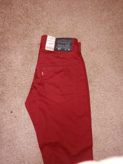Burgundy Levis 511 31×32 with tags