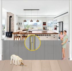 Big Retractable baby/pet gate
