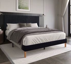 NEW IN BOX Full Size Black Platform Bed Frame