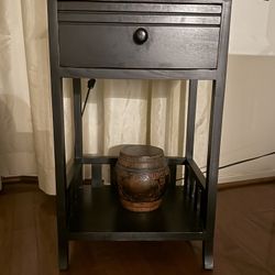 Side Table With Drawer / Nightstand 