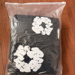 Black and White Denim Tears Hoodie