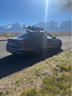 Roof rack and snowboard rack for bmw 3 series.