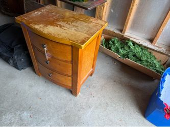 Small wooden nightstand