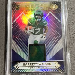 2022 Garrett Wilson New York Jets Rookie Patch