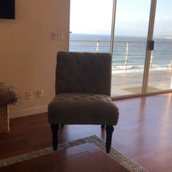 Tufted Sofa + 2 Arm Chairs
