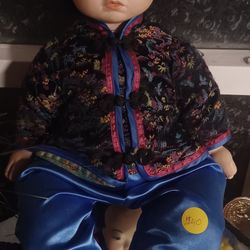 Collectible porcelain doll