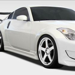 Rocker PANELS Nissan 350z FairLady Z Z33 AMS-GT SIDE SKIRTS 2003 2004 2005 2006 2007 2008 03 04 05 06 07 08 
Weekend Sale Bodykit Bodykits Body Kits 