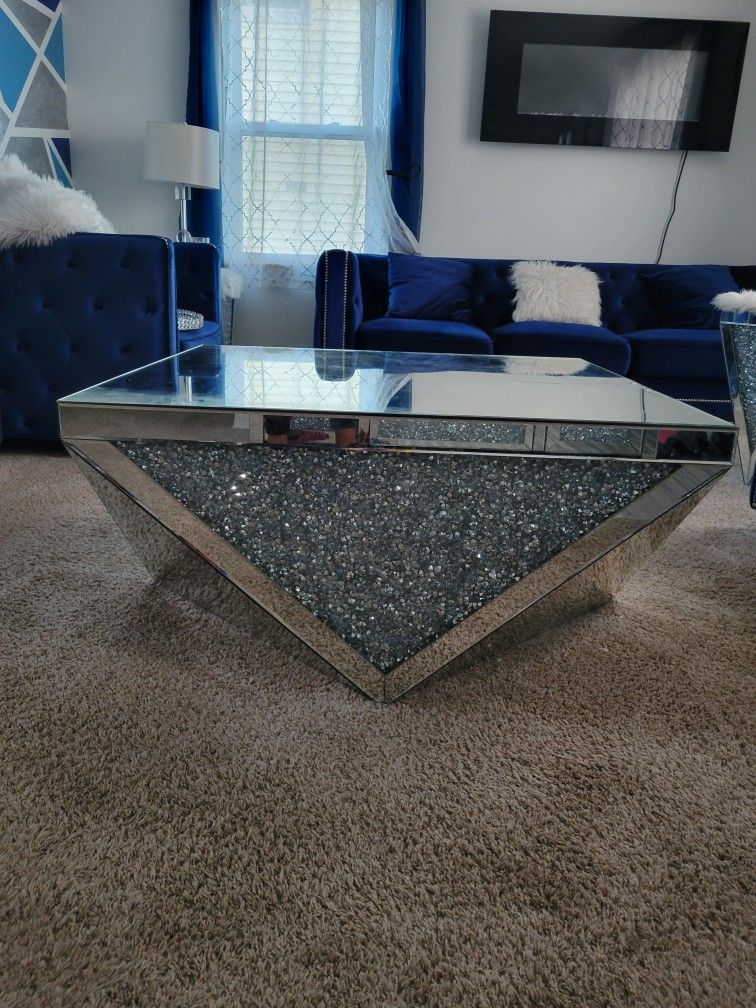Crushed Glass Coffee Table