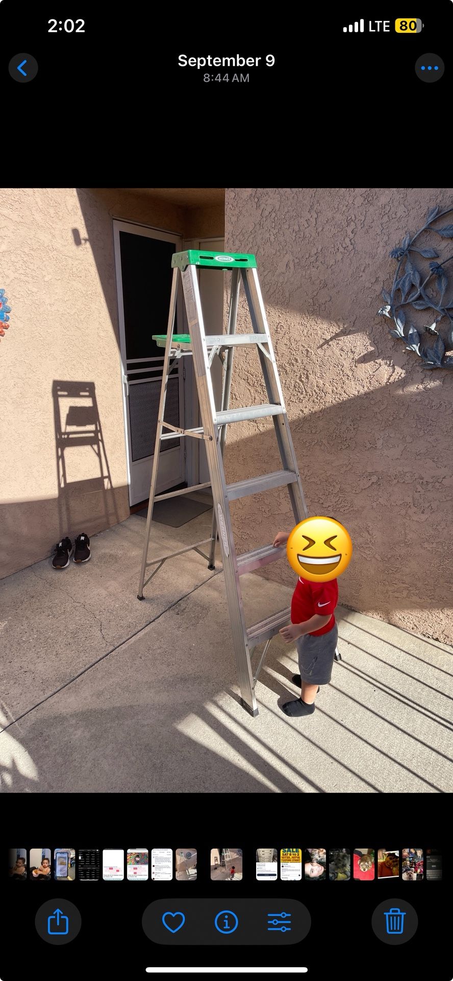 7 Ft Aluminum Ladder