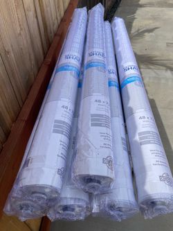 NEW White Exterior Shade by Coolaroo..  48w x 72L @ $20 each.. 72w x 96L @ $30 each.