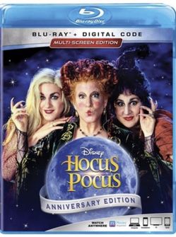 Hocus Pocus Blu-ray Disney marvel Harry Potter DC 3D DVD movies Bluray and dvd collectibles