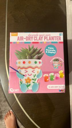 Air dry clay planter
