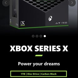 Brand New Xbox Series X 1TB Carbon Black